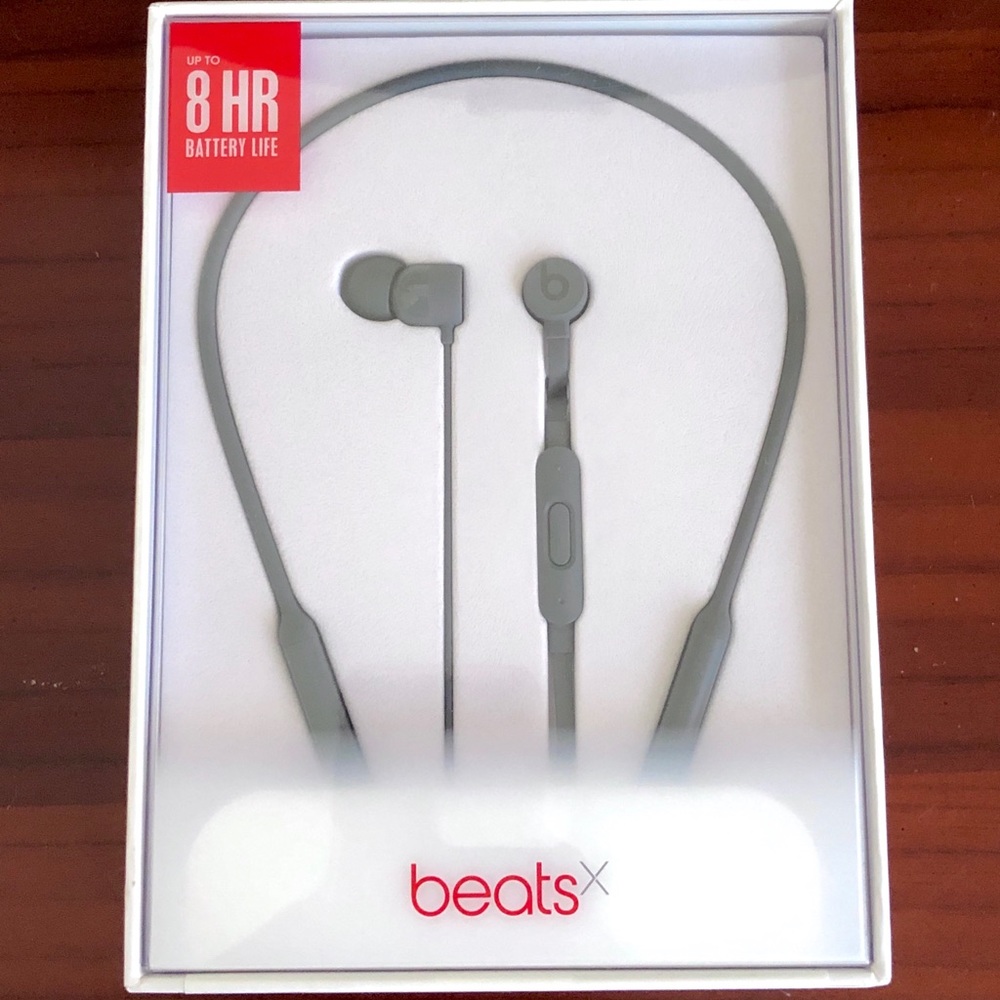New BeatsX by Dr. Dre Grey